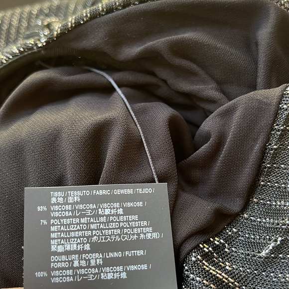 Trisha wore in NYC - SAINT LAURENT Paris Open Back Halter Dress - Picture 11 of 14